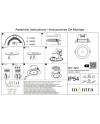 YUCATAN * EMPOTRABLE BLANCO LED IP54 - 8W - CCT - PIR SENSOR